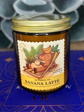 Leoben Company Banana Latte Scented Candle